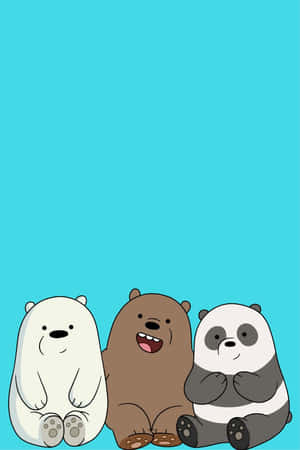 We Bare Bears Friends Together Wallpaper