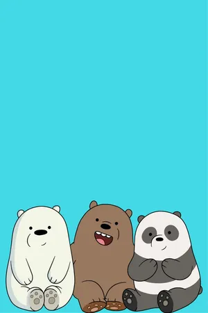 We Bare Bears Friends Together Wallpaper