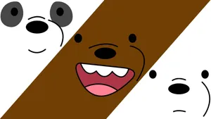 We Bare Bears Friends Together Wallpaper