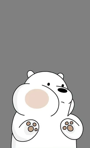 We Bare Bears Polar Bear Standing Wallpaper