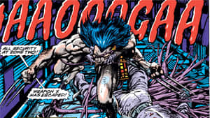 Weapon X Escape Comic Panel Wallpaper