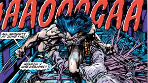Weapon X Escape Comic Panel Wallpaper