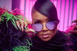 Wear Purple Sunglasses & Stand Out Wallpaper