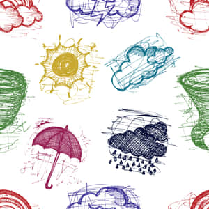 Weather_ Pattern_ Sketches Wallpaper