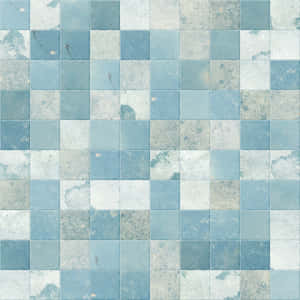 Weathered_ Blue_ Tile_ Texture Wallpaper