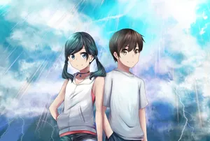 Weathering With You Fan Art Wallpaper