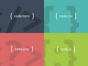 Web Development Languages Icons Wallpaper
