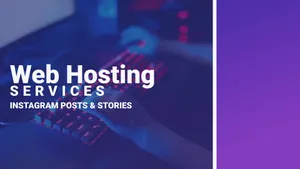 Web Hosting Services Ad Banner Wallpaper