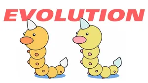 Weedle Evolution Graphic Wallpaper