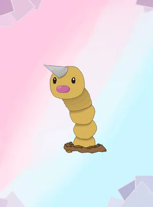 Weedle Pokemon Illustration Wallpaper