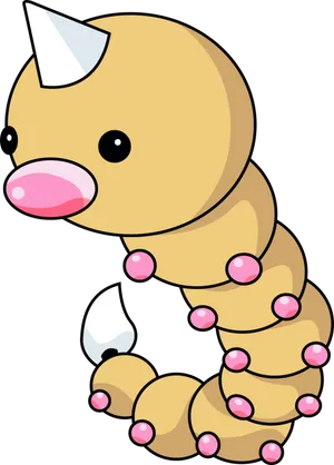 Weedle Pokemon Illustration Wallpaper