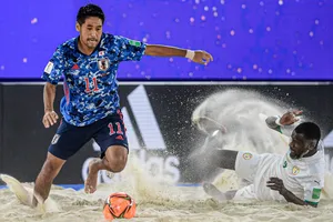 Weekend Beach Soccer Showdown Wallpaper