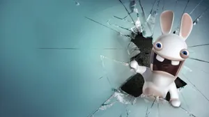 Weird Pfp Of Rabbit With Teeth Wallpaper