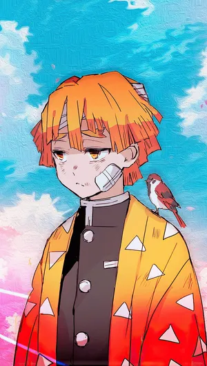 Weird Pfp Of Zenitsu Wallpaper