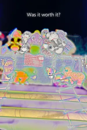 Weirdcore_ Carnival_ Question Wallpaper