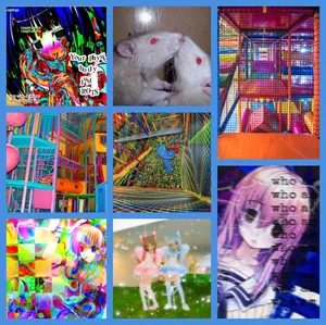 Weirdcore Collage Aesthetic.jpg Wallpaper