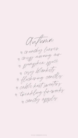 Welcome Autumn With A New Cute Autumn Iphone Wallpaper Wallpaper