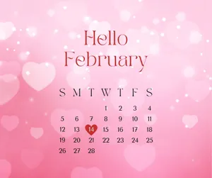 Welcome February Wallpaper
