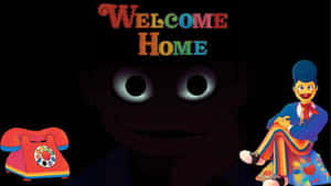 Welcome Home Cartoon Charactersand Phone Wallpaper