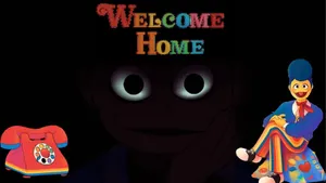 Welcome Home Cartoon Charactersand Phone Wallpaper