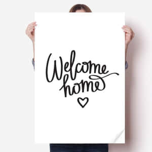 Welcome Home Poster Heldby Woman Wallpaper