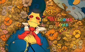 Welcome Home Puppet Show Illustration Wallpaper