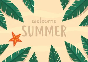 Welcome Summer Desktop Wallpaper