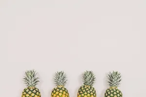 Welcome The Season Of Sunshine And Sweet Pineapples 🍍 Wallpaper