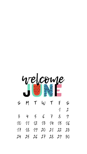 “welcome To June!” Wallpaper