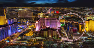 Welcome To Las Vegas, The Entertainment Capital Of The World Wallpaper