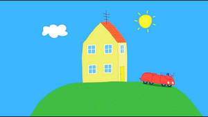 Welcome To Peppa Pig's Colorful House! Wallpaper