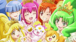 Welcome To The Glitter Force, The Squad Of Magical Girls That Protect The World From Evil! Wallpaper