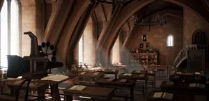 Welcome To The Hogwarts Potions Class Wallpaper