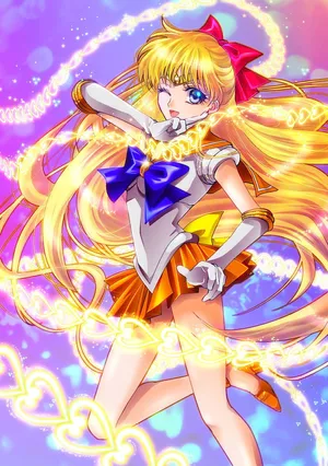 “welcome To The World Of Sailor Venus” Wallpaper