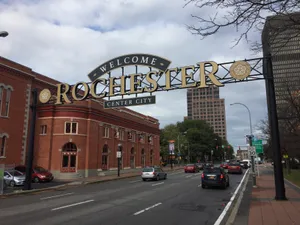 Welcometo Rochester Center City Sign Wallpaper