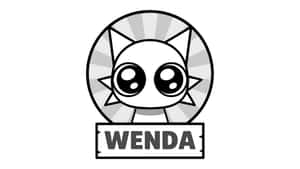 Wenda Character Logo Wallpaper