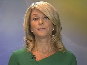 Wendy Davis Dazzling In A Green Dress Wallpaper