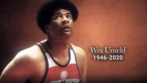 Wes Unseld Nba Player Tribute Wallpaper