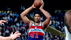 Wes Unseld Washington Bullets Game Wallpaper