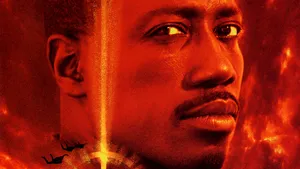 Wesley Snipes In Iconic Action Pose Wallpaper