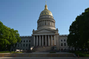 West Virginia's Thick Trees At The State's Capitol Wallpaper