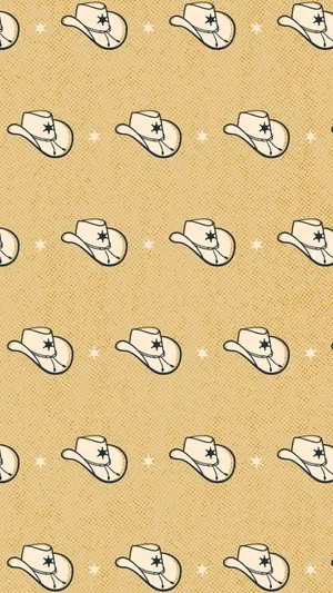Western Cowboy Hat Aesthetic Wallpaper