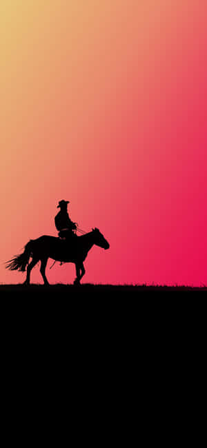 Western Cowboy Iphone 1170 X 2534 Wallpaper