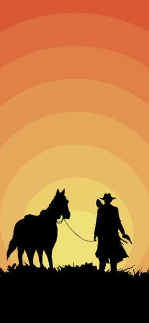 Western Cowboy Iphone 1205 X 2609 Wallpaper