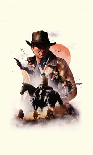 Western Cowboy Iphone 1280 X 2120 Wallpaper