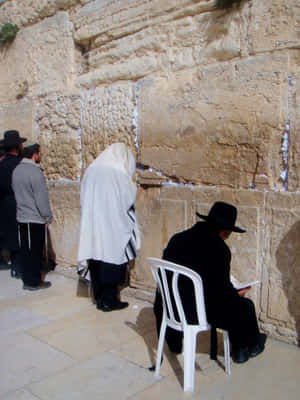 Western Notes Wailing Wall Wallpaper