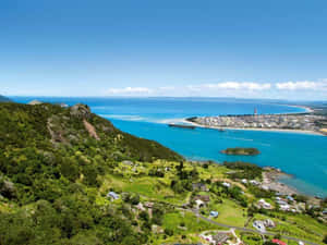Whangarei Harbour Aerial View New Zealand Wallpaper