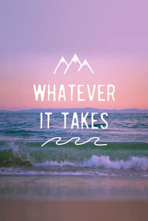 Whatever It Takes Beach Sky Wallpaper