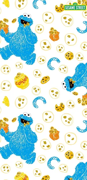 Whatsapp Chat Cookie Monster Wallpaper