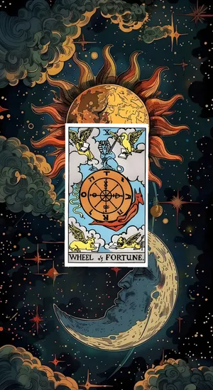 Wheel Of Fortune Tarot Wallpaper